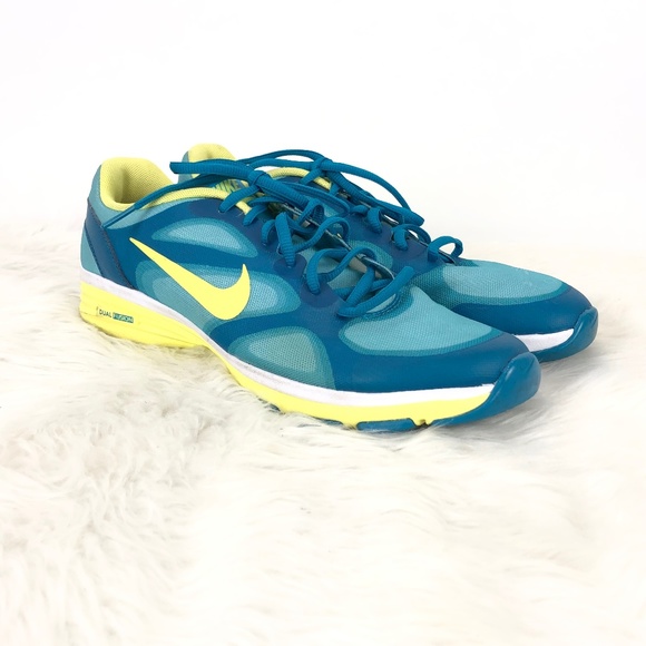 Nike Shoes - 🌺Nike Blue Yellow Dual Fusion TR Sneakers
